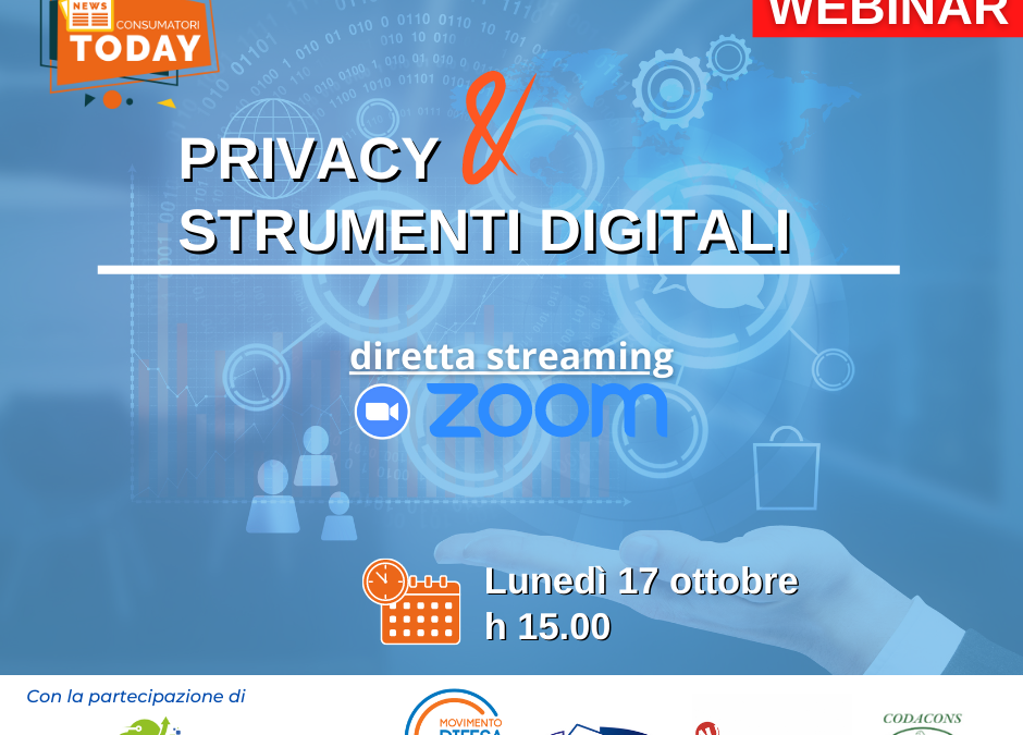 Webinar “Privacy&Strumenti Digitali”